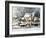 Currier & Ives Winter Scene-Currier & Ives-Framed Giclee Print