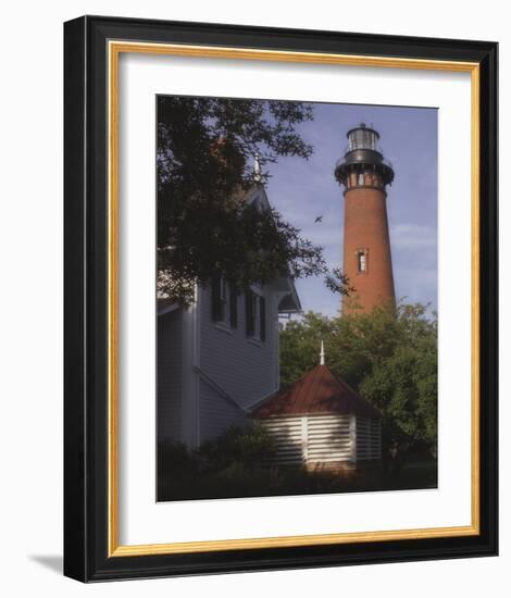 Currituck Light II-Steve Hunziker-Framed Art Print