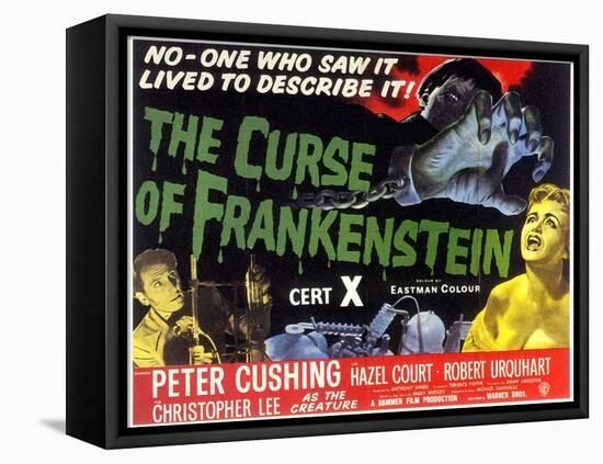 Curse Of Frankenstein, 1957-null-Framed Stretched Canvas