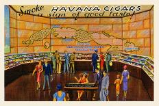 Smoke Havana Cigars-Curt Teich & Company-Art Print