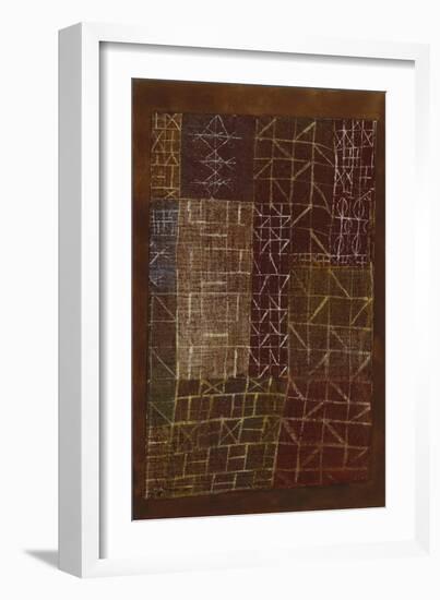 Curtain-Paul Klee-Framed Giclee Print