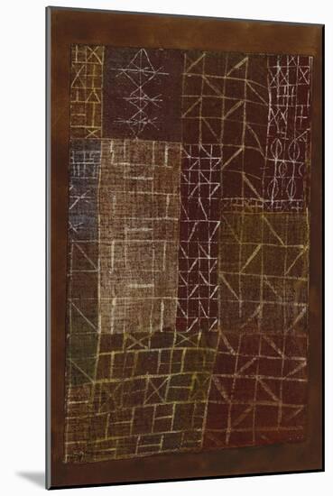 Curtain-Paul Klee-Mounted Giclee Print