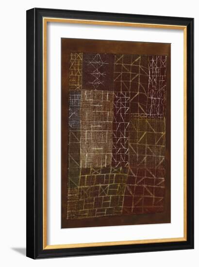 Curtain-Paul Klee-Framed Giclee Print