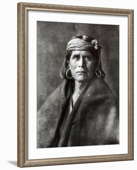 Curtis:  Hopi Native American-Edward S. Curtis-Framed Photographic Print