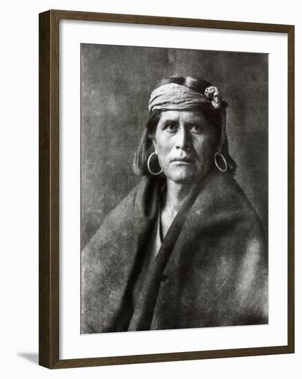 Curtis:  Hopi Native American-Edward S. Curtis-Framed Photographic Print