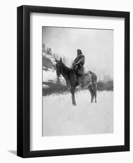 Curtis: Scout, 1908-Edward S Curtis-Framed Giclee Print