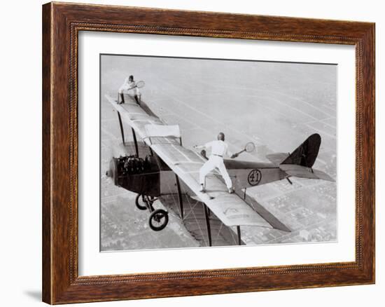 Curtiss Jenny-null-Framed Art Print