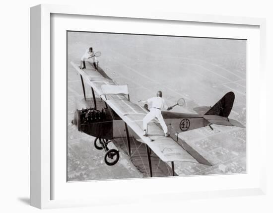 Curtiss Jenny-null-Framed Art Print