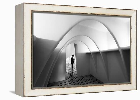 Curved Line-Olavo Azevedo-Framed Premier Image Canvas