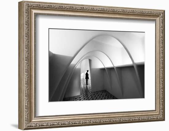 Curved Line-Olavo Azevedo-Framed Photographic Print