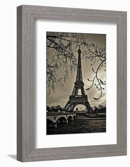 Curves of Eiffel-Sabri Irmak-Framed Art Print