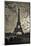 Curves of Eiffel-Sabri Irmak-Mounted Art Print