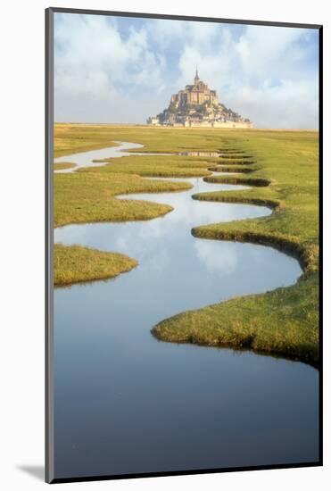 Curves of Mont Saint Michel-Philippe Manguin-Mounted Photographic Print