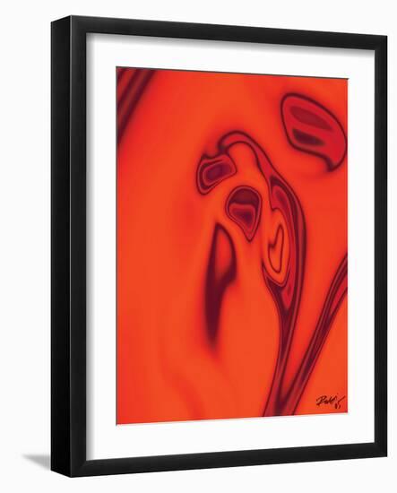 Curves-Rabi Khan-Framed Art Print