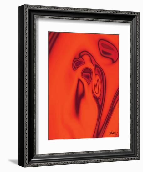 Curves-Rabi Khan-Framed Art Print