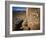 Curvilinear Abstract-Style Petroglyphs and Eastern Sierra Mountains, Bishop, California, Usa-Dennis Flaherty-Framed Photographic Print