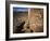 Curvilinear Abstract-Style Petroglyphs and Eastern Sierra Mountains, Bishop, California, Usa-Dennis Flaherty-Framed Photographic Print