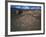 Curvilinear Abstract-Style Petroglyphs and Eastern Sierra Mountains, Bishop, California, Usa-Dennis Flaherty-Framed Photographic Print