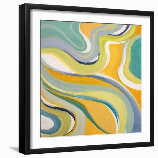 Curvilinear Bright II-Lanie Loreth-Framed Art Print