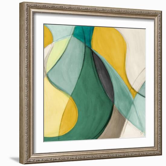 Curving Color Square II-Lanie Loreth-Framed Art Print