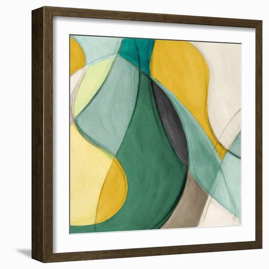 Curving Color Square II-Lanie Loreth-Framed Art Print