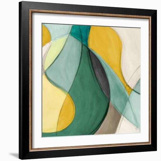 Curving Color Square II-Lanie Loreth-Framed Art Print