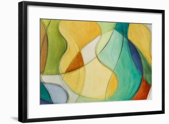 Curving Color-Lanie Loreth-Framed Art Print