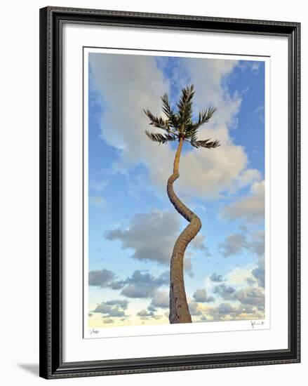 Curving Palm-John Gynell-Framed Giclee Print