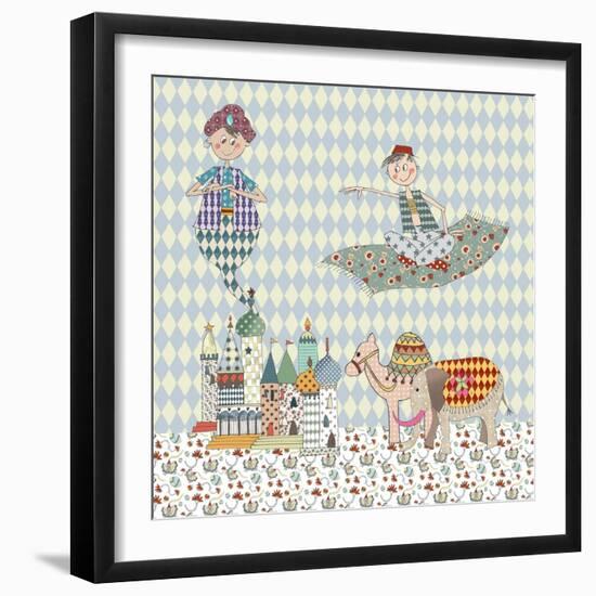 Cushion Aladdin-Effie Zafiropoulou-Framed Giclee Print