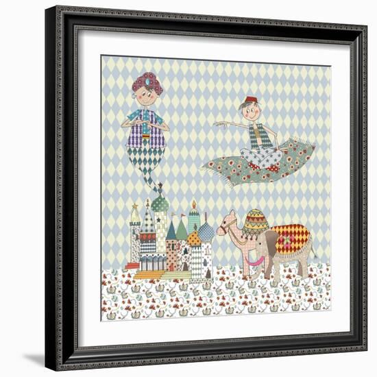 Cushion Aladdin-Effie Zafiropoulou-Framed Giclee Print