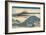 Cushion Pine at Aoyama-Katsushika Hokusai-Framed Premium Giclee Print