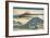 Cushion Pine at Aoyama-Katsushika Hokusai-Framed Premium Giclee Print