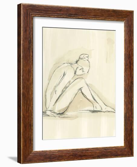 Cust Neutral Figure Study I (STR)-Ethan Harper-Framed Art Print