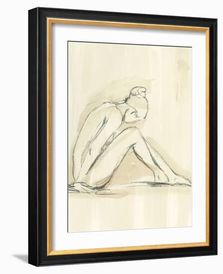 Cust Neutral Figure Study I (STR)-Ethan Harper-Framed Art Print