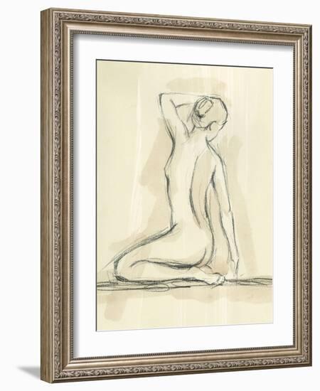 Cust Neutral Figure Study IV (STR)-Ethan Harper-Framed Art Print