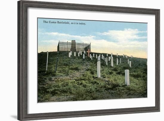 Custer Battlefield--Framed Art Print