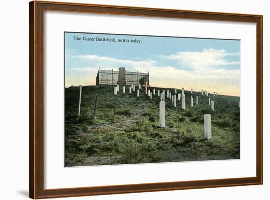 Custer Battlefield-null-Framed Art Print