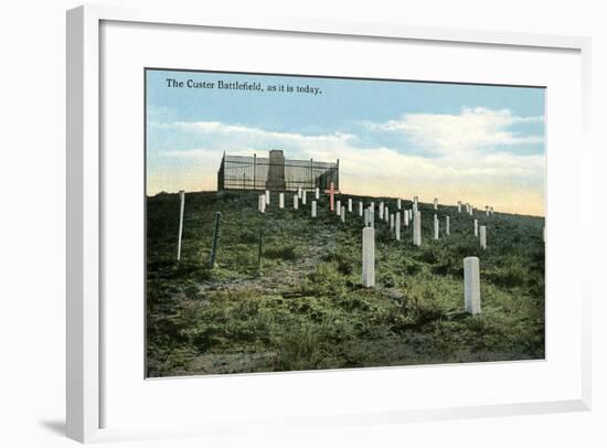 Custer Battlefield-null-Framed Art Print
