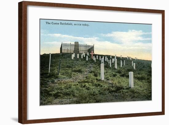 Custer Battlefield-null-Framed Art Print