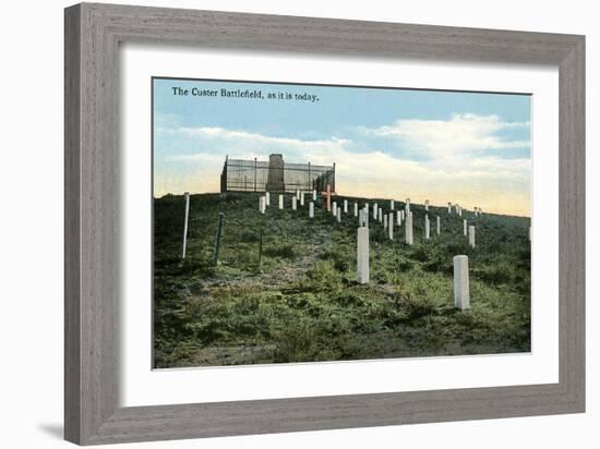 Custer Battlefield-null-Framed Art Print