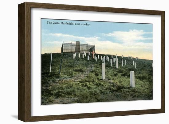 Custer Battlefield-null-Framed Art Print