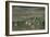 Custer Hill Markers Where 7th Calvary Bodies Were Found after Battle of Little Bighorn, Montana-null-Framed Photographic Print