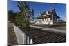 Custer House, Fort Abraham Lincoln Sp, Mandan, North Dakota, USA-Walter Bibikow-Mounted Photographic Print