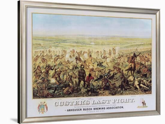 Custer's Last Fight-Edward Szmyd-Framed Art Print