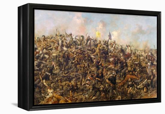 Custer's Last Stand by Edgar Samuel Paxson, 1899-Edgar Samuel Paxson-Framed Premier Image Canvas