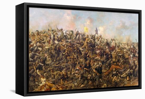 Custer's Last Stand by Edgar Samuel Paxson, 1899-Edgar Samuel Paxson-Framed Premier Image Canvas