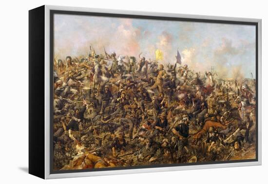 Custer's Last Stand by Edgar Samuel Paxson, 1899-Edgar Samuel Paxson-Framed Premier Image Canvas