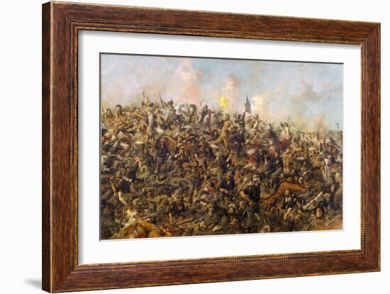 Custer's Last Stand by Edgar Samuel Paxson, 1899-Edgar Samuel Paxson-Framed Giclee Print