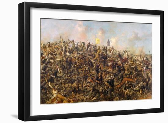 Custer's Last Stand by Edgar Samuel Paxson, 1899-Edgar Samuel Paxson-Framed Giclee Print