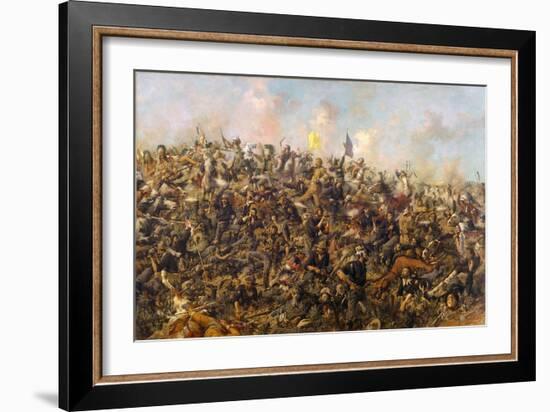 Custer's Last Stand by Edgar Samuel Paxson, 1899-Edgar Samuel Paxson-Framed Giclee Print